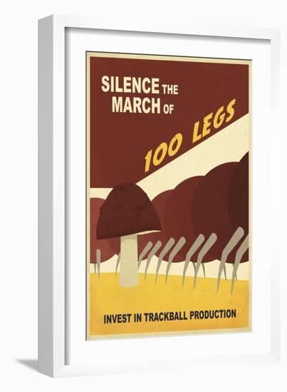 Silence the March-Steve Thomas-Framed Giclee Print