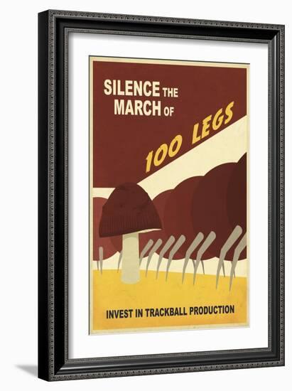 Silence the March-Steve Thomas-Framed Giclee Print