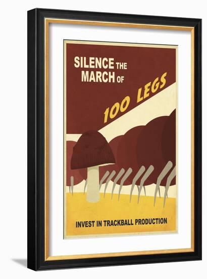 Silence the March-Steve Thomas-Framed Giclee Print