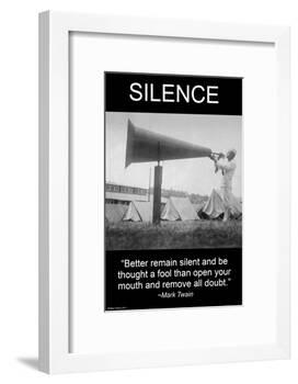 Silence-Wilbur Pierce-Framed Art Print