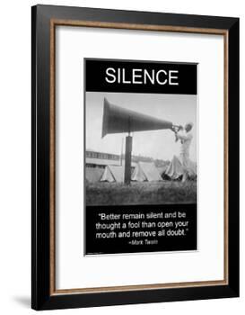 Silence-Wilbur Pierce-Framed Art Print