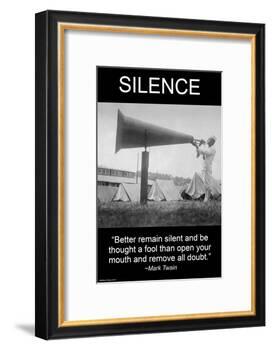 Silence-Wilbur Pierce-Framed Art Print