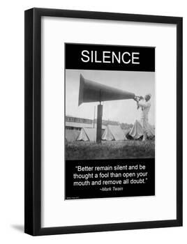 Silence-Wilbur Pierce-Framed Art Print