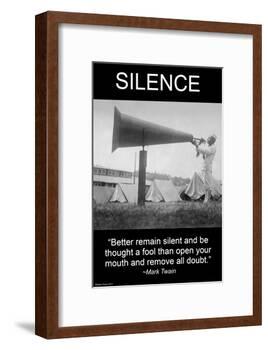 Silence-Wilbur Pierce-Framed Art Print