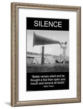 Silence-Wilbur Pierce-Framed Art Print