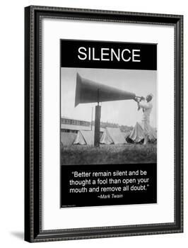 Silence-Wilbur Pierce-Framed Art Print