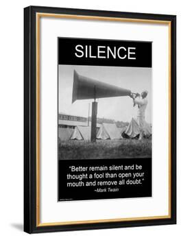 Silence-Wilbur Pierce-Framed Art Print