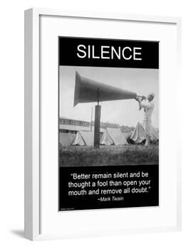 Silence-Wilbur Pierce-Framed Art Print