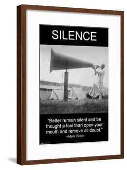Silence-Wilbur Pierce-Framed Art Print