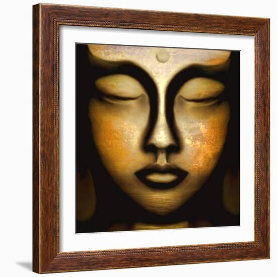 Silence-Christine Ganz-Framed Art Print