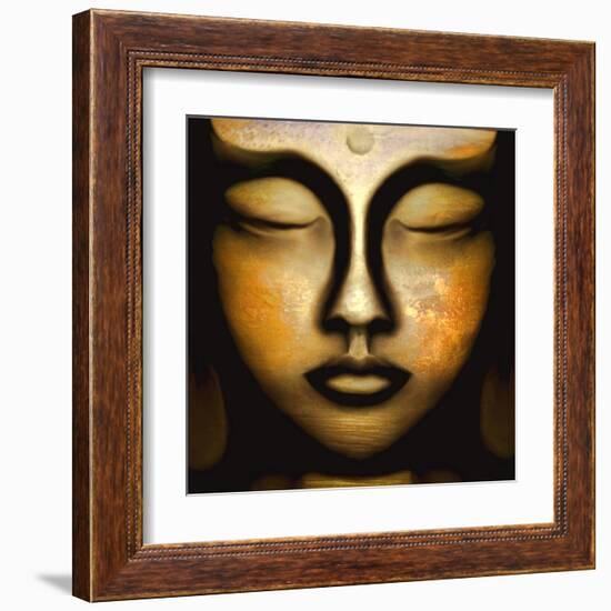 Silence-Christine Ganz-Framed Art Print