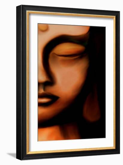 Silence-Christine Ganz-Framed Art Print