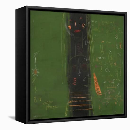 Silence-Sattar Darwich-Framed Stretched Canvas