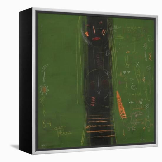 Silence-Sattar Darwich-Framed Stretched Canvas