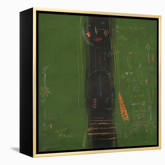 Silence-Sattar Darwich-Framed Stretched Canvas