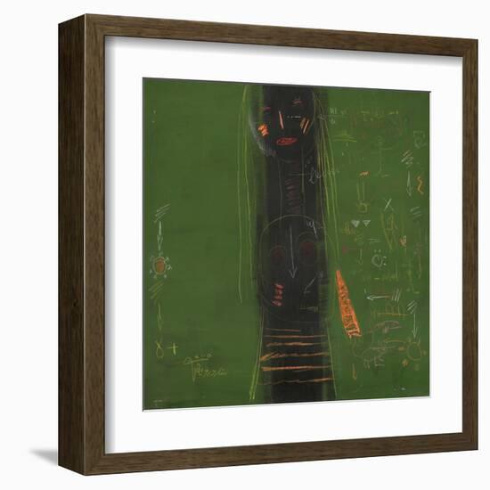 Silence-Sattar Darwich-Framed Art Print