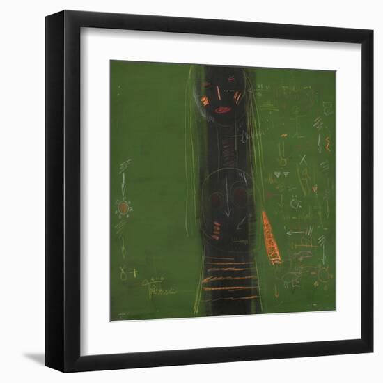 Silence-Sattar Darwich-Framed Art Print