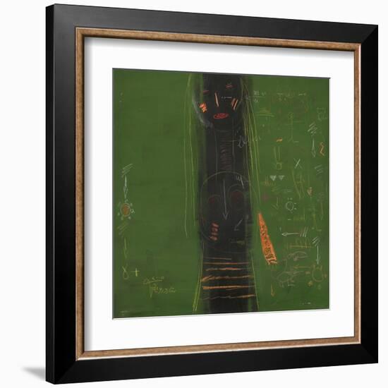 Silence-Sattar Darwich-Framed Art Print