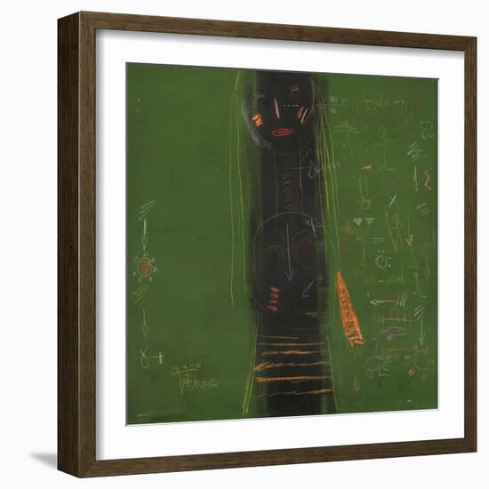 Silence-Sattar Darwich-Framed Art Print