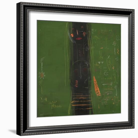 Silence-Sattar Darwich-Framed Art Print