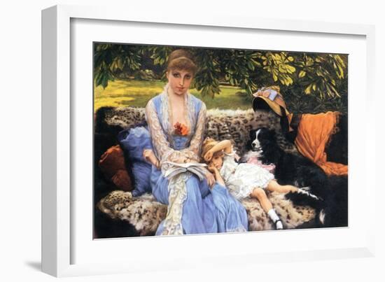 Silence-James Tissot-Framed Art Print