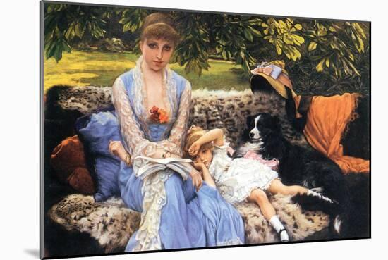 Silence-James Tissot-Mounted Art Print