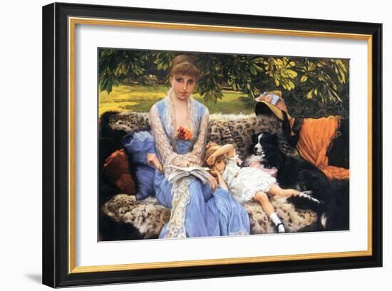 Silence-James Tissot-Framed Art Print