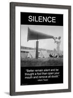 Silence-Wilbur Pierce-Framed Art Print