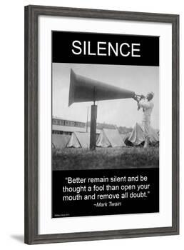 Silence-Wilbur Pierce-Framed Art Print