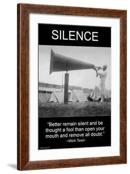 Silence-Wilbur Pierce-Framed Art Print