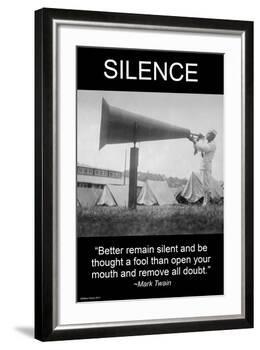 Silence-Wilbur Pierce-Framed Art Print