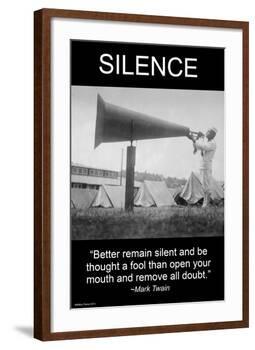 Silence-Wilbur Pierce-Framed Art Print