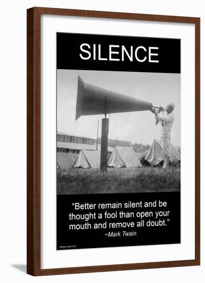 Silence-Wilbur Pierce-Framed Art Print