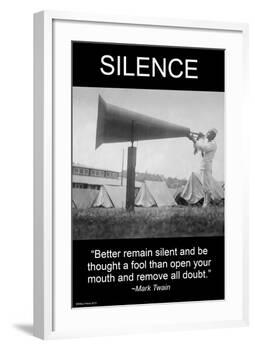 Silence-Wilbur Pierce-Framed Art Print