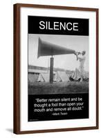 Silence-Wilbur Pierce-Framed Art Print