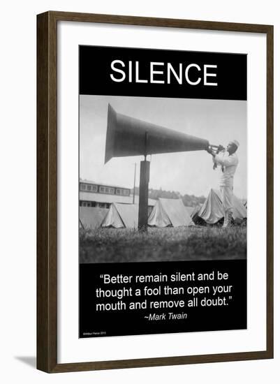 Silence-Wilbur Pierce-Framed Art Print