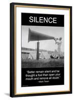 Silence-Wilbur Pierce-Framed Art Print