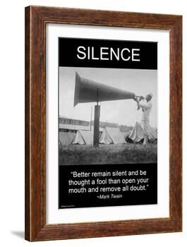 Silence-Wilbur Pierce-Framed Art Print