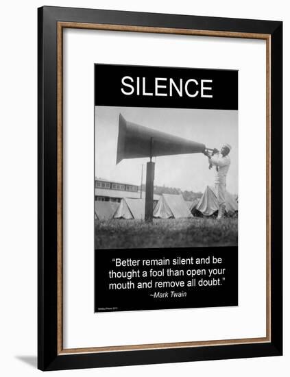 Silence-Wilbur Pierce-Framed Art Print