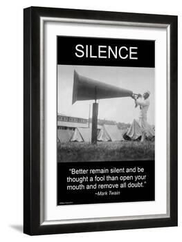 Silence-Wilbur Pierce-Framed Art Print