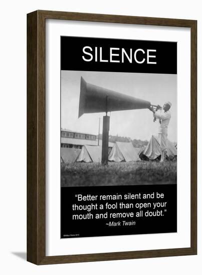 Silence-Wilbur Pierce-Framed Art Print