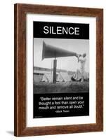 Silence-Wilbur Pierce-Framed Art Print