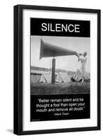 Silence-Wilbur Pierce-Framed Art Print