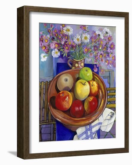 Silent Apples (Pommes Silencieuses)-Isy Ochoa-Framed Giclee Print
