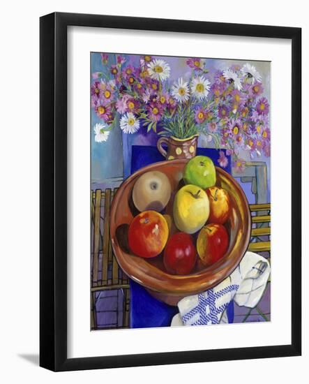 Silent Apples (Pommes Silencieuses)-Isy Ochoa-Framed Giclee Print