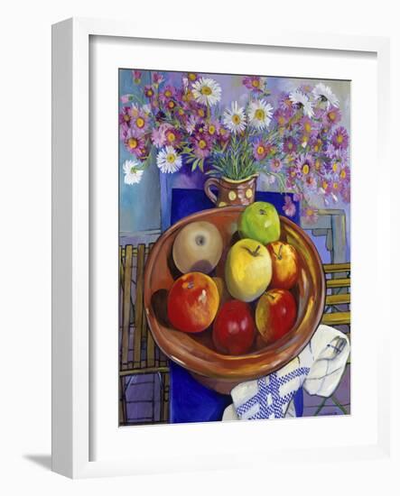 Silent Apples (Pommes Silencieuses)-Isy Ochoa-Framed Giclee Print