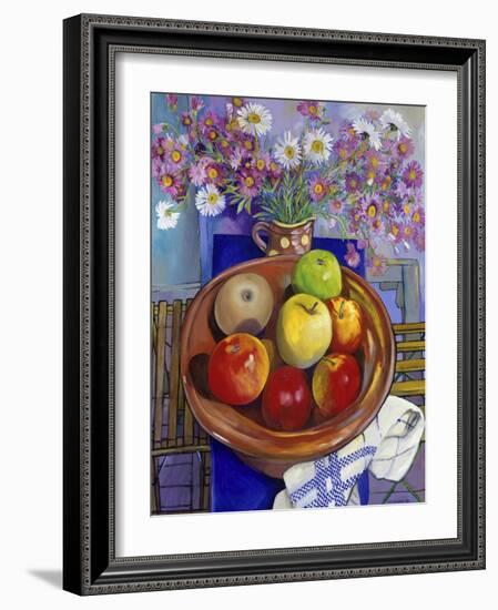 Silent Apples (Pommes Silencieuses)-Isy Ochoa-Framed Giclee Print