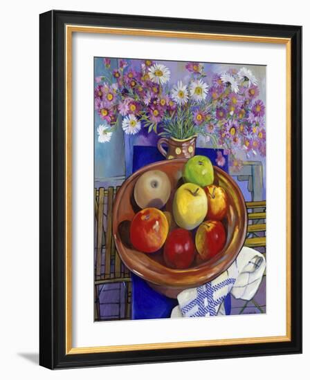 Silent Apples (Pommes Silencieuses)-Isy Ochoa-Framed Giclee Print