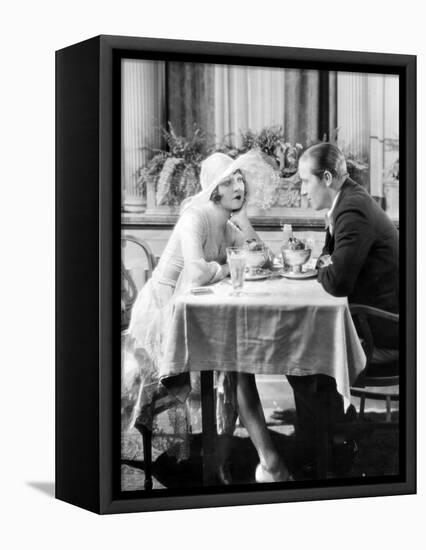 Silent Film: Restaurants-null-Framed Premier Image Canvas