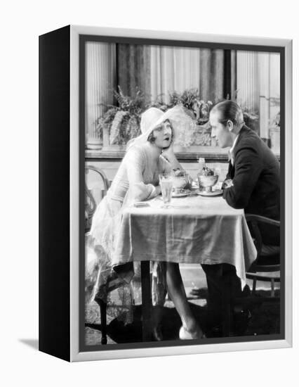 Silent Film: Restaurants-null-Framed Premier Image Canvas